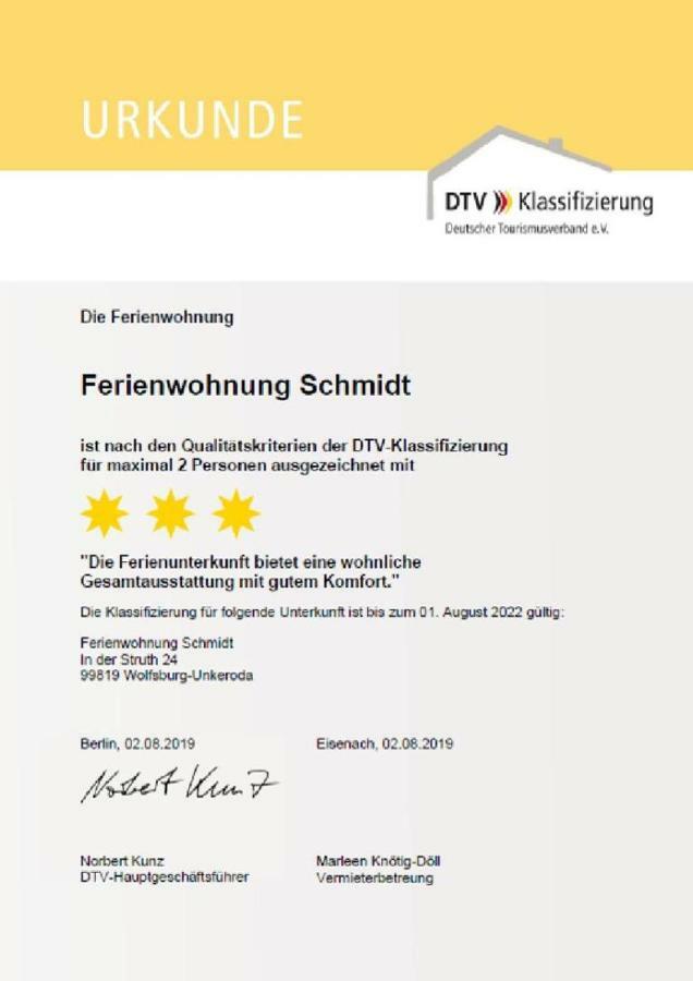 Ferienwohnung Am Rennsteig Bei Eisenach - Ilona Schmidt Wolfsburg-Unkeroda Zewnętrze zdjęcie